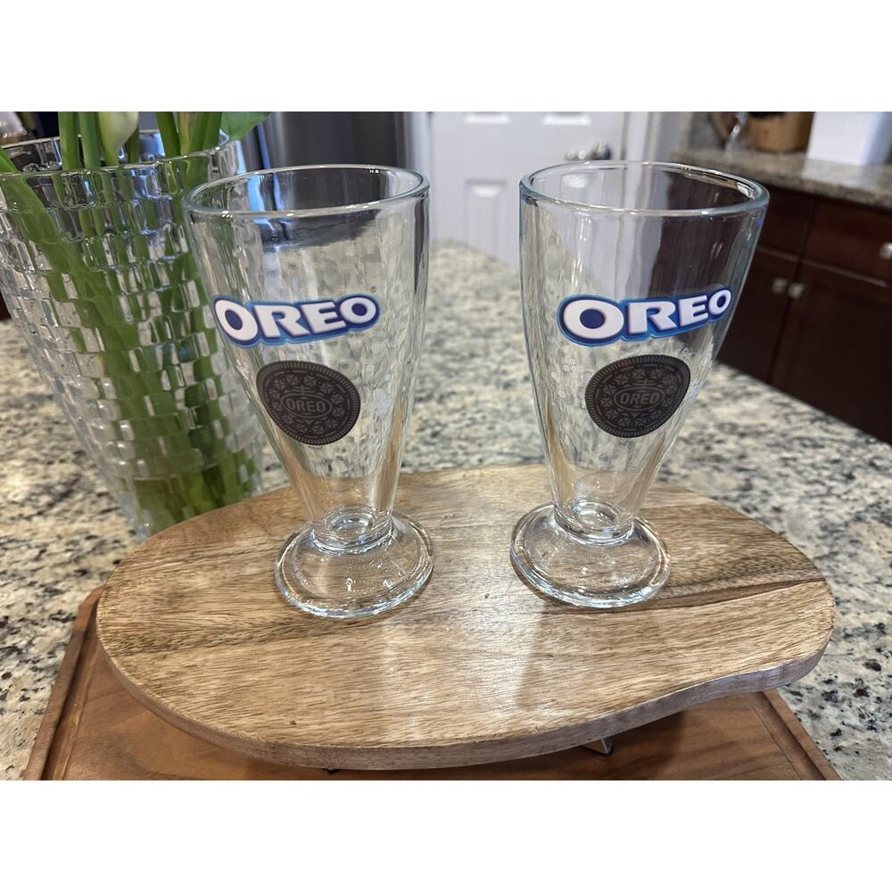 Oreo Milkshake Glass Cups